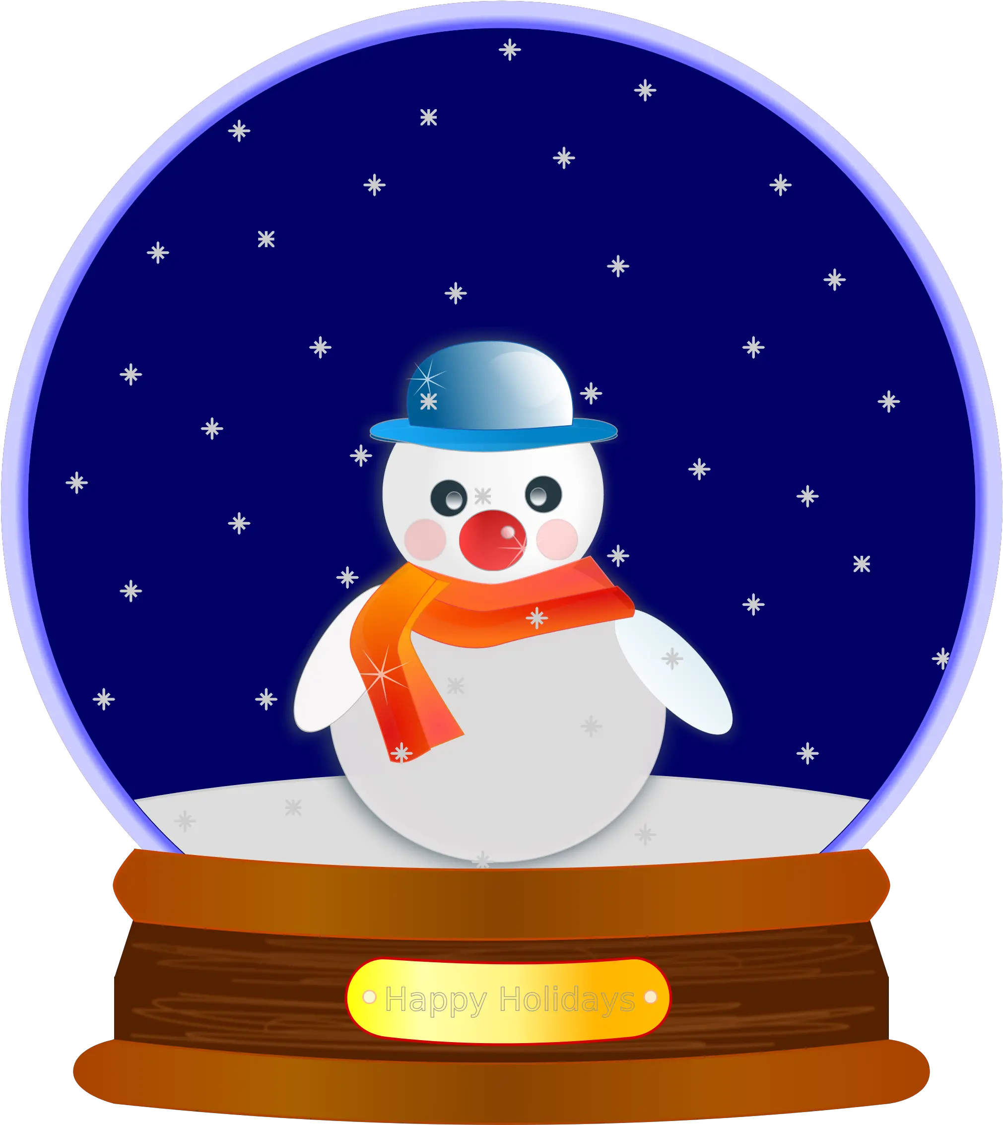  Download Snowing Clipart Animated Christmas Snow Globe Clip Art Png Snowing Png