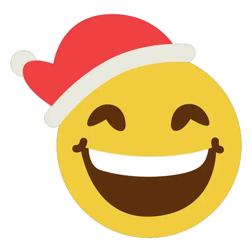  Smiling Santa Claus Hat Face Emoticon Smiley Png Santa Face Png