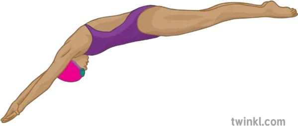  Olympic Diver Illustration Twinkl Gymnast Png Diver Png