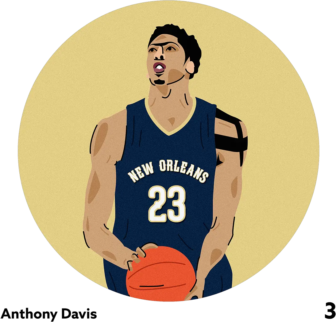  Orleans Pelicans Anthony Basketball Moves Png Anthony Davis Png