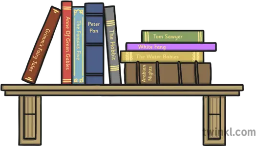  Books Twinkl Bookcase Png Shelf Png