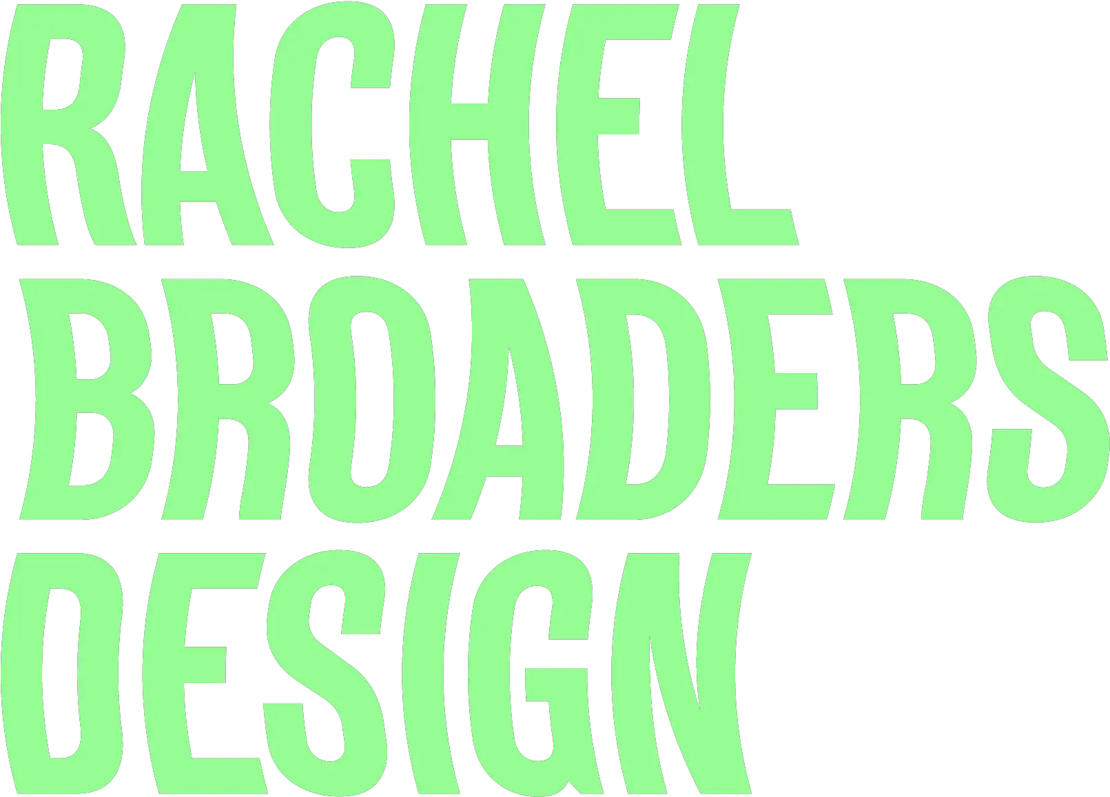  Rachel Broaders Design Poster Png Rb Logo