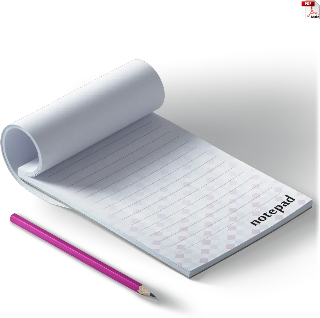  100 Custom Notepad Design Lakazdi Graphic Marking Tool Png Note Pad Png