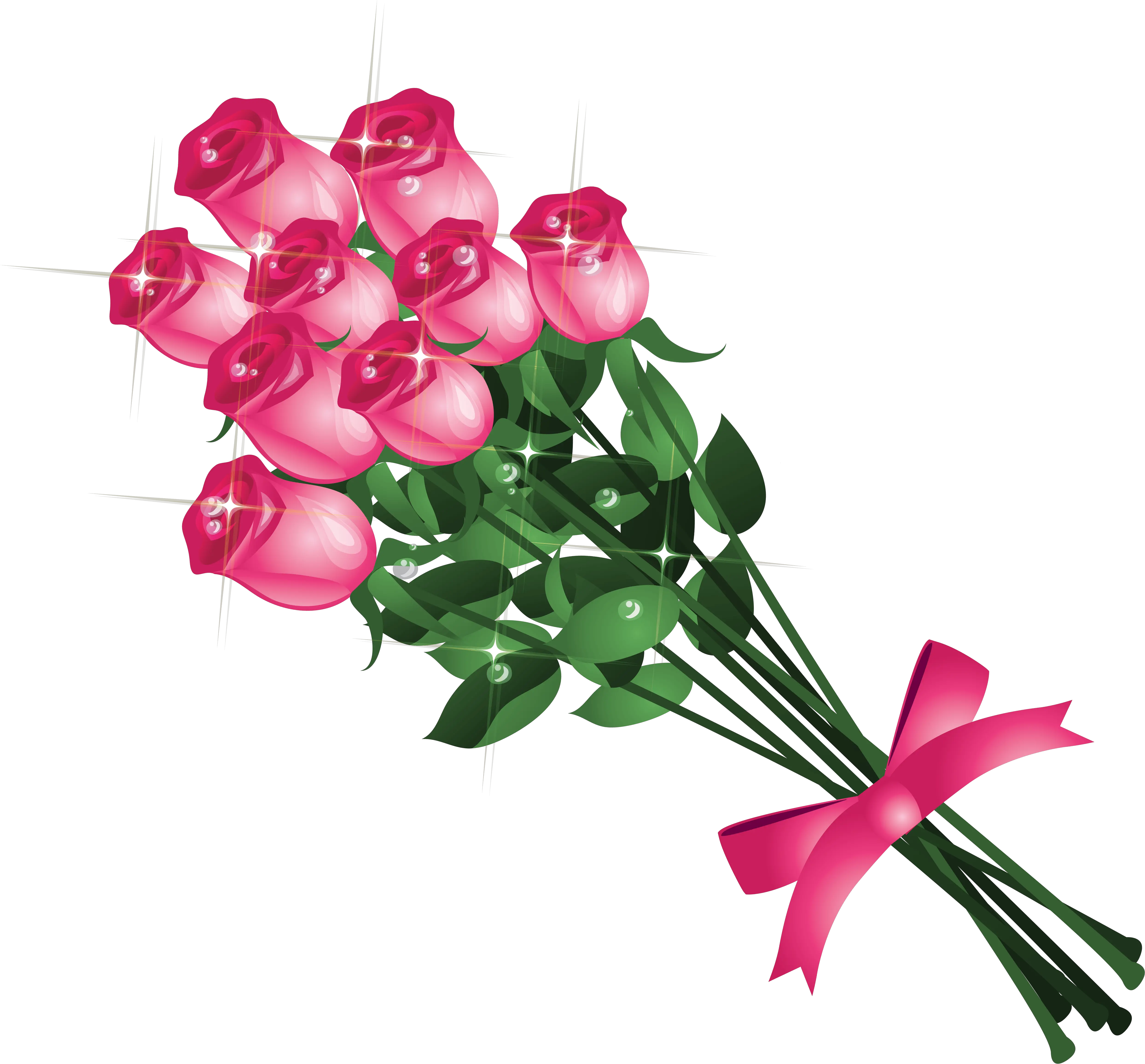  Transparent Background Flower Bouquet Clipart Png