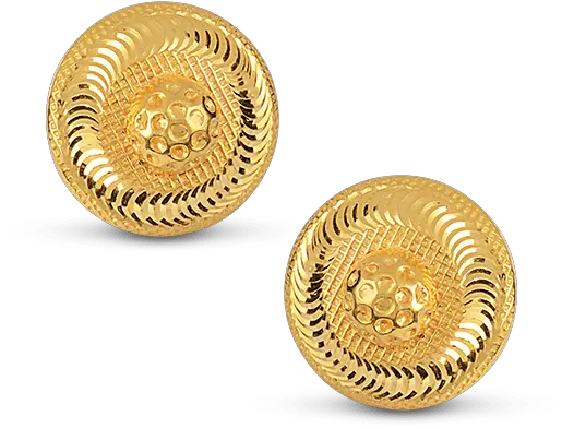  Orra Gold Stud Earring Man Fatt Lam Temple Png Gold Earring Png