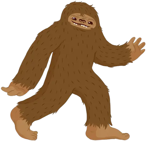  Transparent Png Svg Bigfoot Clipart Gorilla Cartoon Png