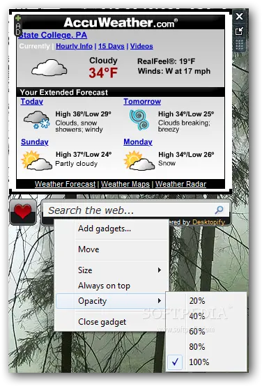  Download Accu Weather Forecast 1440 Vertical Png Windows 7 Weather Icon