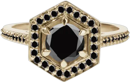  Hex Ring Black Diamond Diamond Png Black Diamond Png