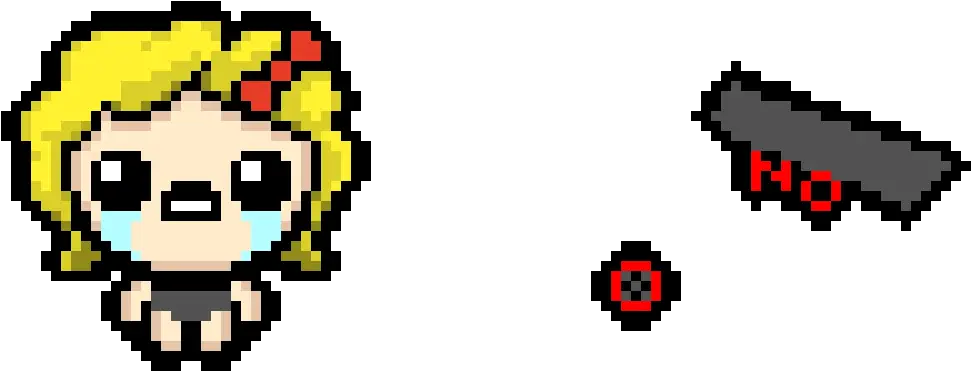  The Binding Of Isaac Secretbirth Censor Bar Pixel Art Maker Tboi Magdalene Png Censor Png
