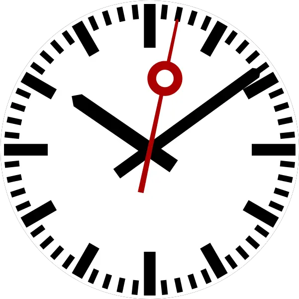  Fileswiss Railway Clocksvg Wikimedia Commons Transparent Clock Png Clock Icon No Background