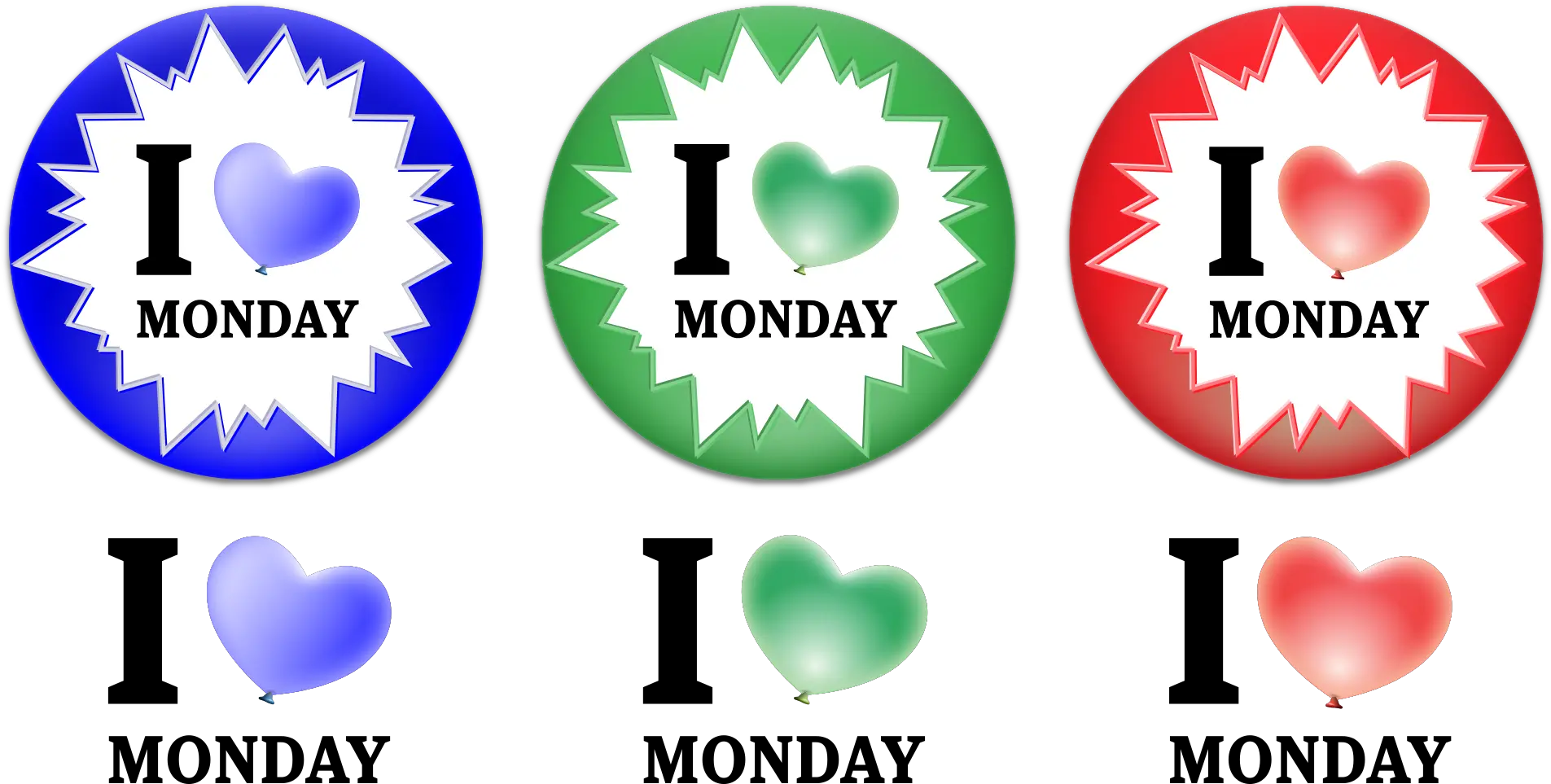  I Love Monday Icon Free Image Vertical Png Monday Icon