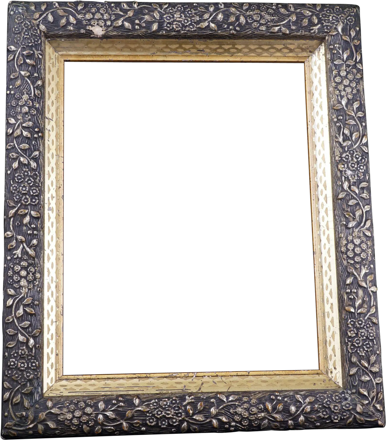  Gilt Victorian Frame Late With Ornate Floral Molding Picture Frame Png Ornate Frame Png