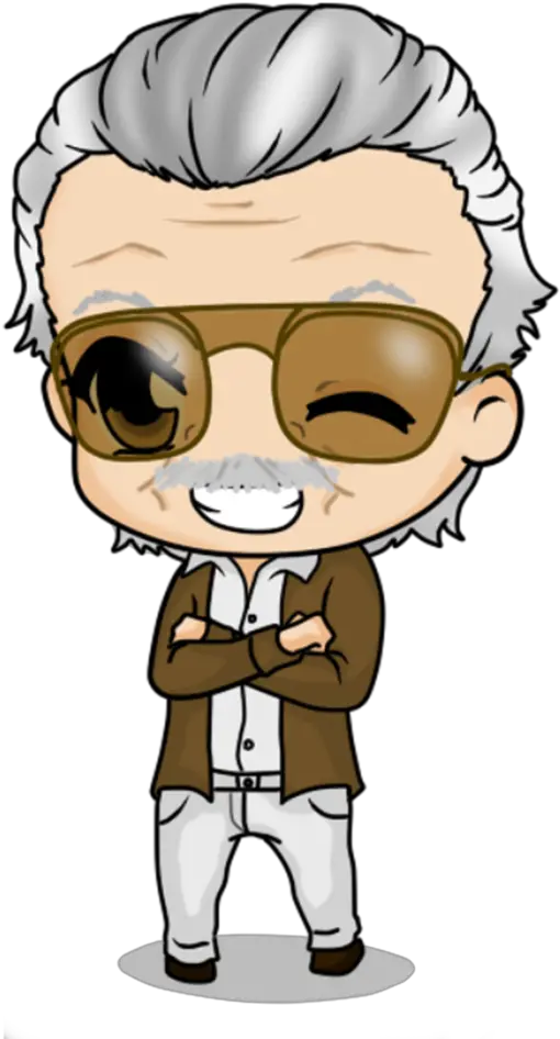  Download Graphic Library Malala Avengers Infinity War Chibi Drawing Png Stan Lee Png