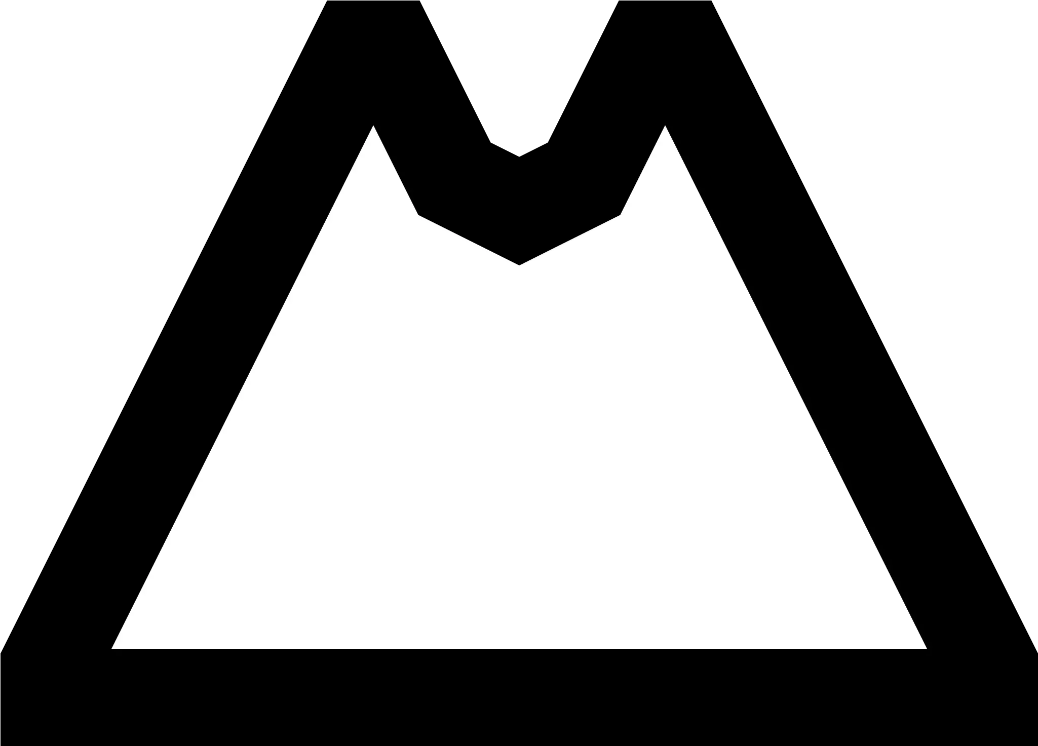  Filevolcano White 32x32svg Wikimedia Commons Simbolo De Volcan En Un Mapa Png Volcano Icon