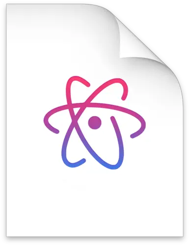  Thought This Icon Looked Cool Ratom Background Png Atom Transparent Atom Icon