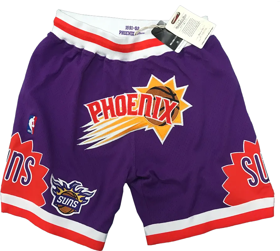  Phoenix Suns Basketball Shorts 50 Board Short Png Suns Logo Png