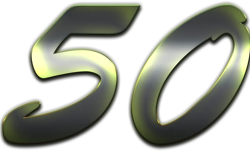  Download Hd 50 Number 3d Shining Png Shining 50 Png Shining Png