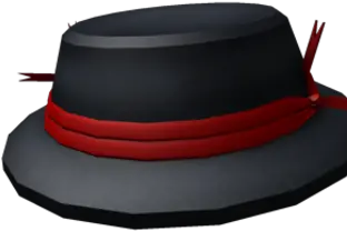  Red Ribbon Banded Cap Fedora Png Red Cap Png