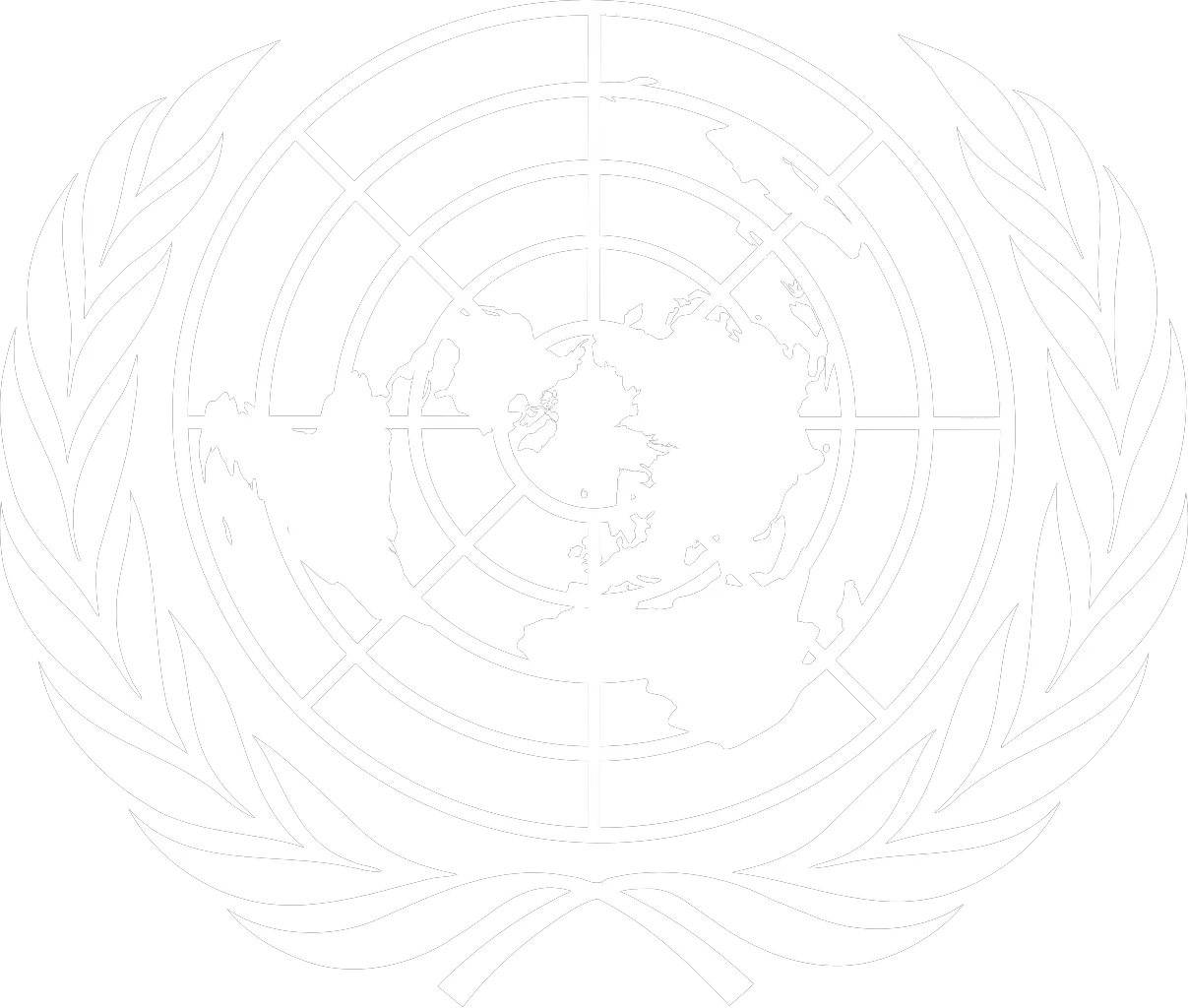  White Un Logo Vectorised Png Clip Arts For Web Clip Arts White United Nations Logo Vectorise Png