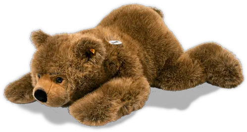  Steiff Lying Urs Bear Steiff Urs Rocking Bear Png Grizzly Bear Png