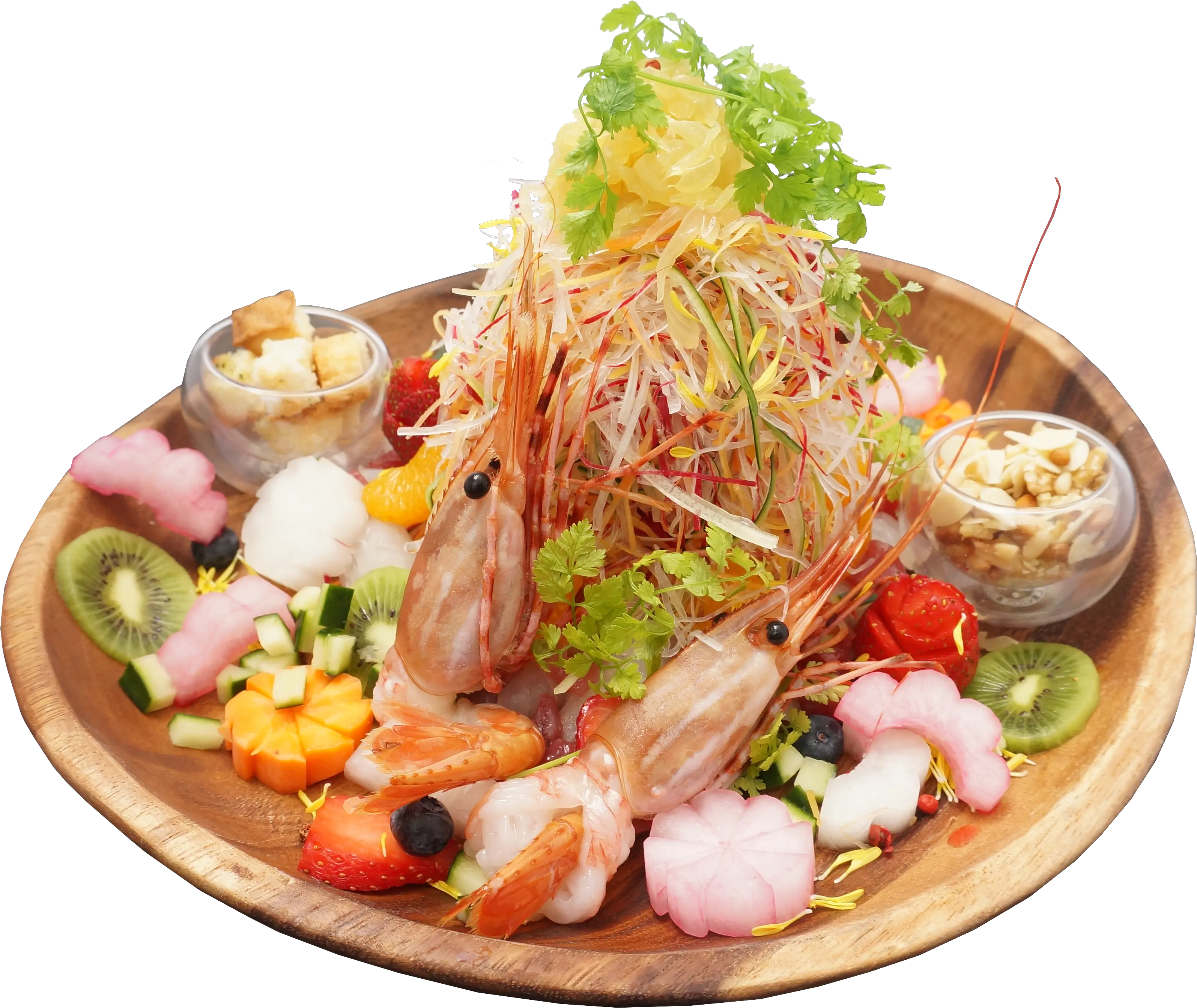  Nigiro Sashimi Salad Yu Sheng Lo Hei U2013 A L I N C O U S Side Dish Png Hei Hei Png