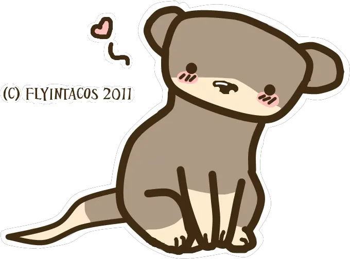  Download Mongoose Clipart Sea Otter Full Size Png Image Mongoose Chibi Otter Png