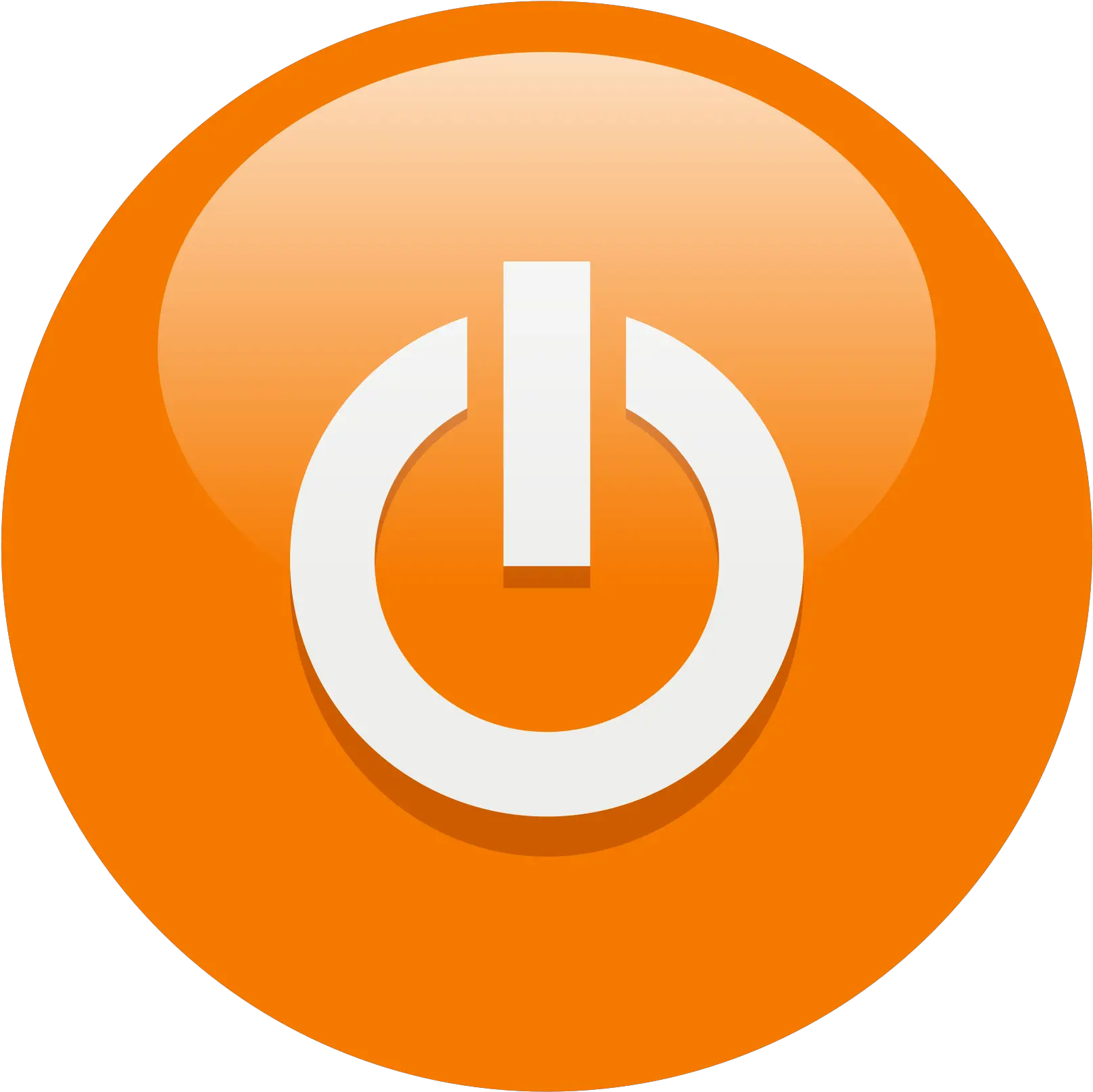  Logout Icon Png Orange Power Button Icon Logout Icon