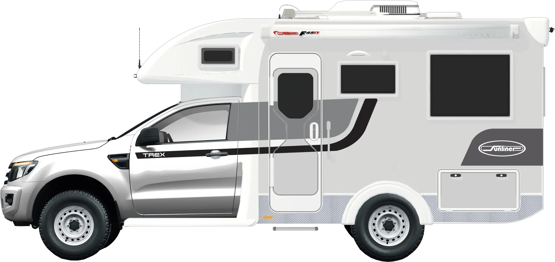  Trex U2013 Sunliner Motorhome The Smallest Dropdown Bed Commercial Vehicle Png Trex Png