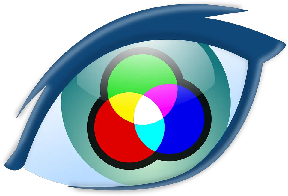  Eye Seeing View Colors Cmyk Colour Portable Network Graphics Png Seeing Icon