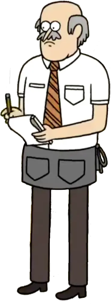  Eggscellent Waiter Cartoon Transparent Cartoon Jingfm Regular Show Eggscellent Waiter Png Waiter Png