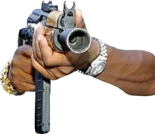  Gun In Hand Hand With Rifle Png Gunshot Transparent