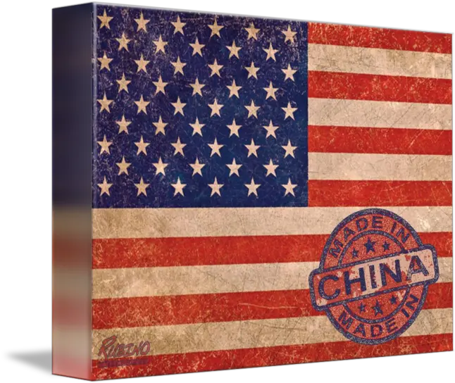  American Flag Made In China By Tony Rubino United States America Flag Png China Flag Transparent