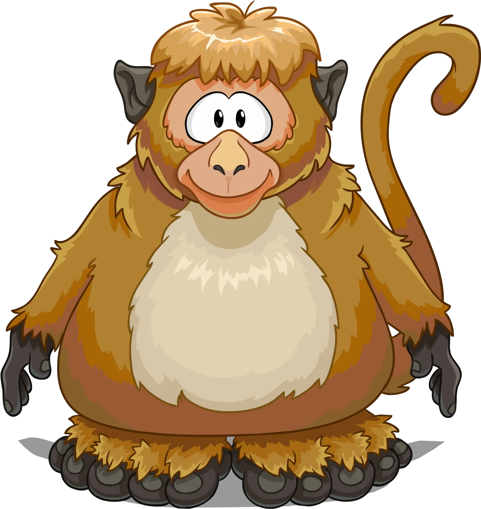  Download Monkey Costume Club Penguin Club Penguiin Nfan Art Png Card Suit Png