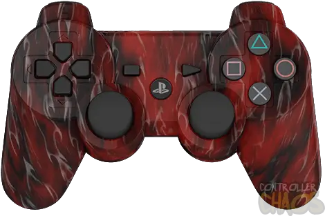  Red Flame Ps3 Controller Limited Edition Png Red Flames Png