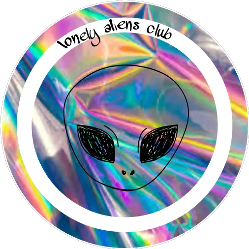  Tumblr Alien Holo Pink Space Sticker Dot Png Alien Icon Tumblr