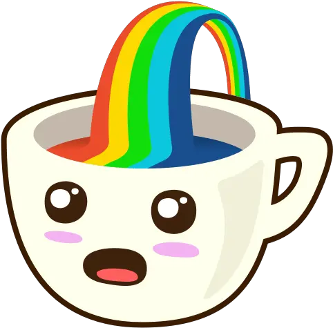  Gen0 Cup With Rainbow Emoji Png Rainbow Emoji Png