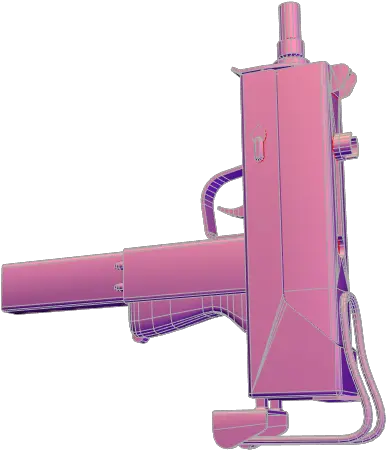  Uzi Transparent 3d Gun Png Uzi Png