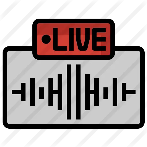  Audio Recording Vertical Png Live Recording Icon