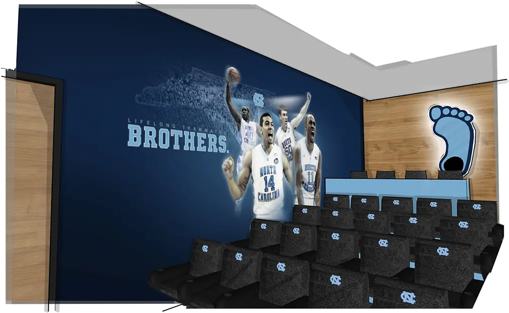  Unc Menu0027s Basketball Facility Built Environments On Banner Png Unc Basketball Logos