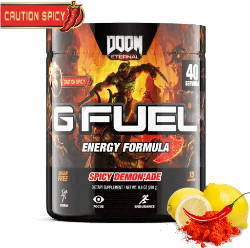  Spicy Demonu0027ade Pewdiepie Gfuel Png Doom Png