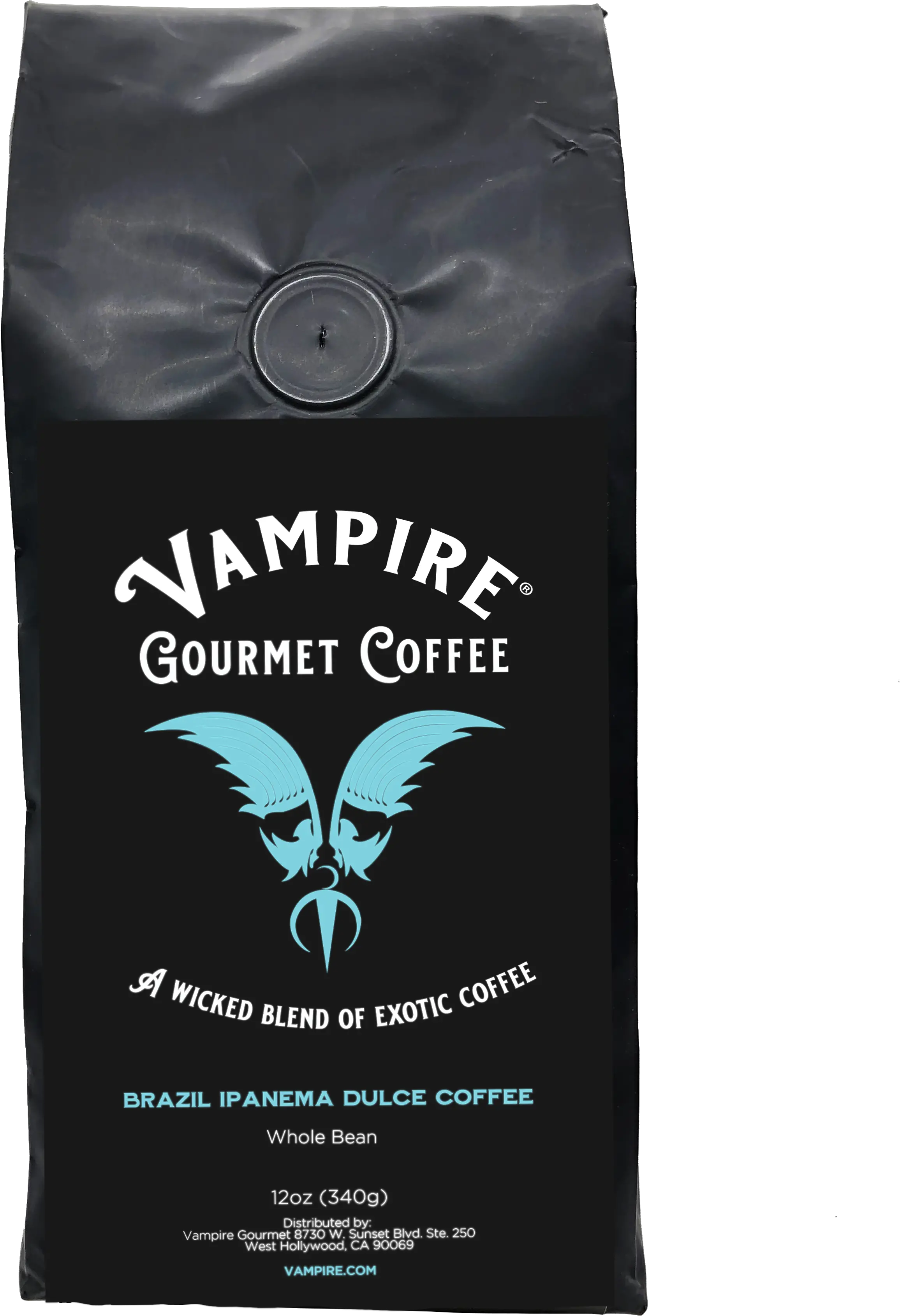  Vampire Coffee Brazil Ipanema Dulce Whole Bean Vampire Packaging And Labeling Png Vixx Icon