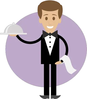  Behance Food Waiter Png Clipart Waiter Png