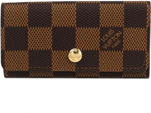  Louis Vuitton Damier 4 Key Holder Case Coin Purse Png Louis Vuitton Pattern Png