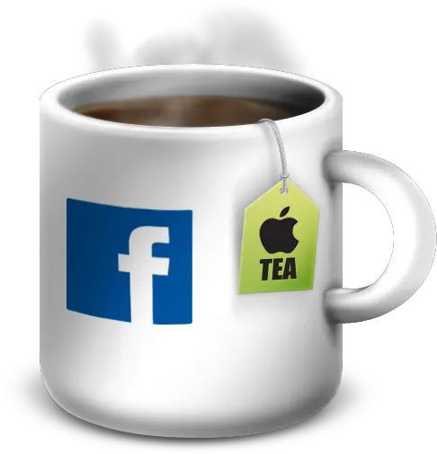  Facebook Icon Apple Mug Icon Softiconscom Serveware Png Facebook Icon 64x64