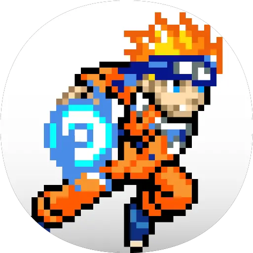  Anime Pixel Art Color By Number Naruto Hama Beads Rasengan Png Sasuke App Icon