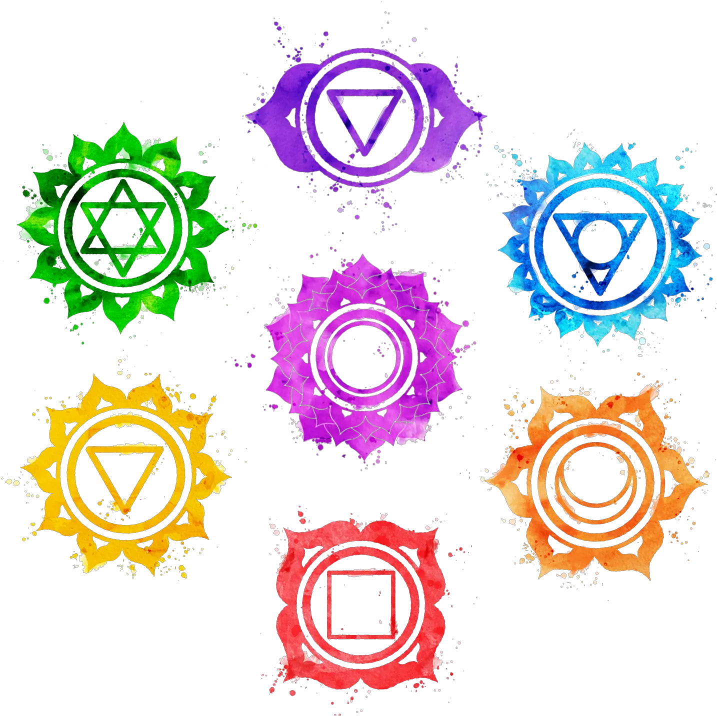  Chakras Png Chakras In A Circle Chakra Png