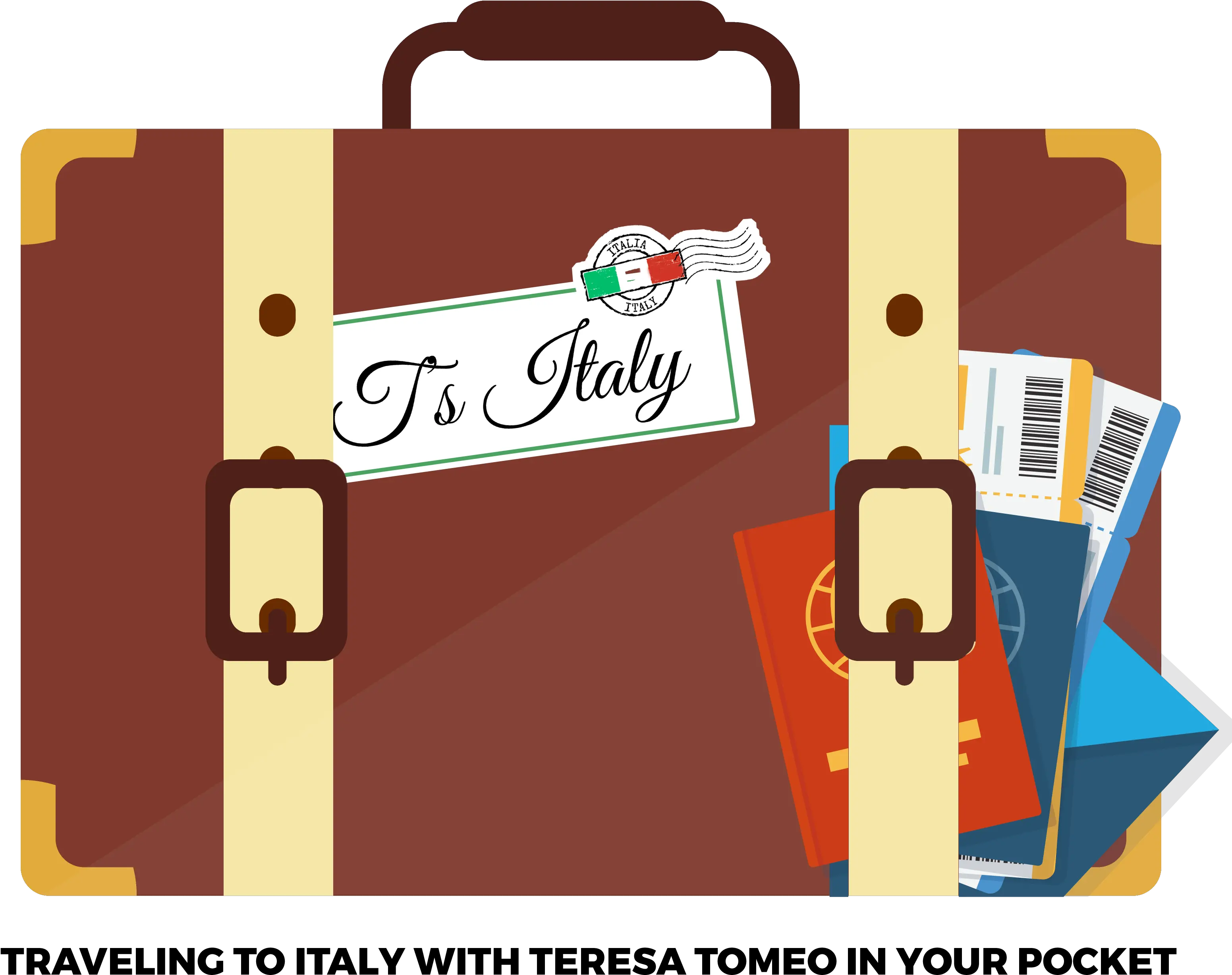  Travel Ts Italy Tavel Bag Vector Png Italy Png