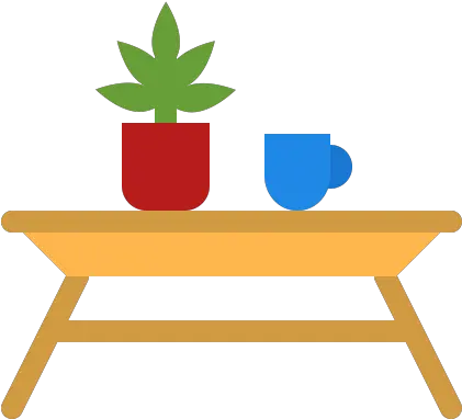  Coffee Table Icon In Color Style Outdoor Furniture Png Coffee Table Icon