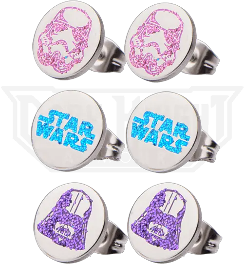  Star Wars Galactic Empire Enamel Stud Earring Set Solid Png Galactic Empire Logo