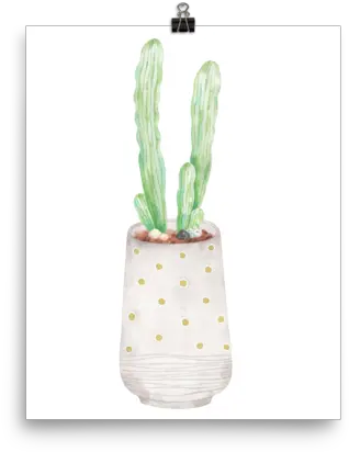  Download Cute Lil Cactus Poster Flowerpot Png Cute Cactus Png